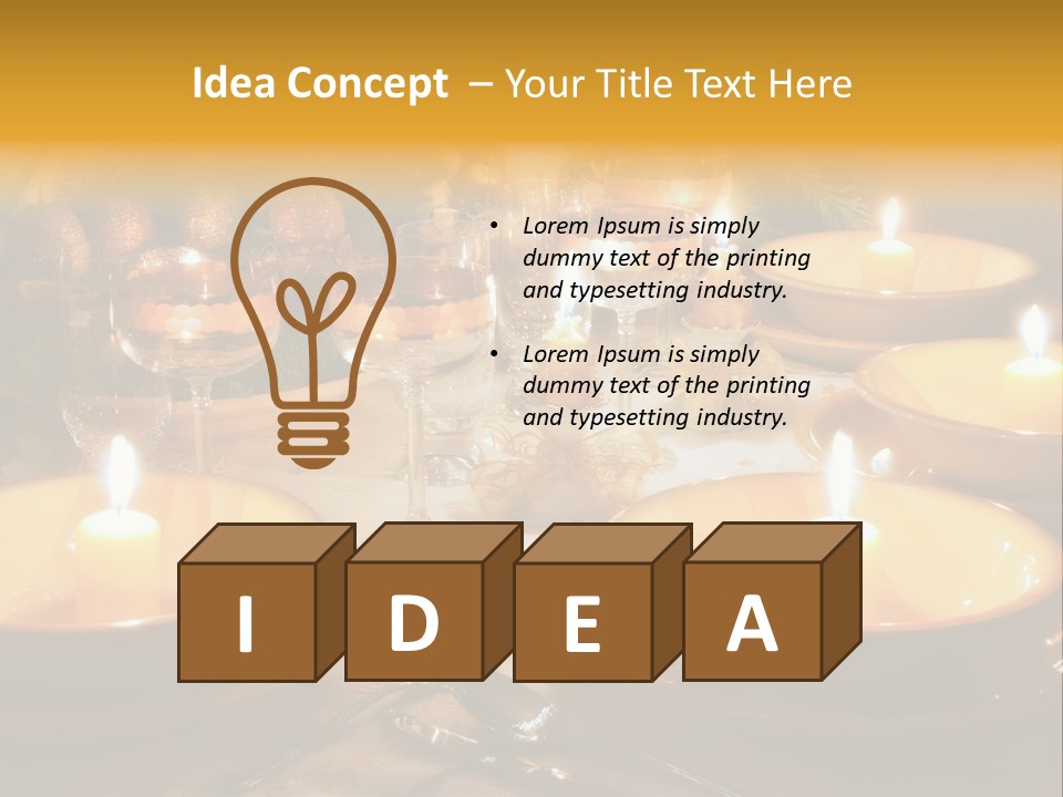 Glass Plate Christmas PowerPoint Template