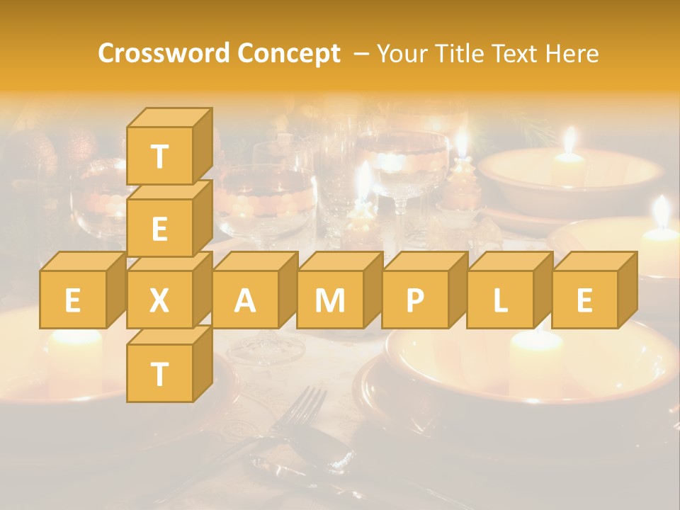 Glass Plate Christmas PowerPoint Template