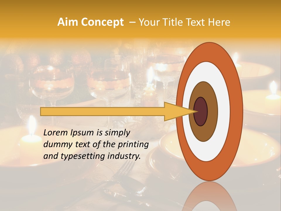 Glass Plate Christmas PowerPoint Template