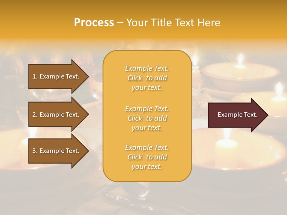 Glass Plate Christmas PowerPoint Template