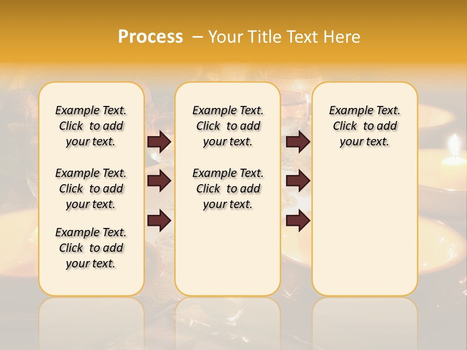 Glass Plate Christmas PowerPoint Template