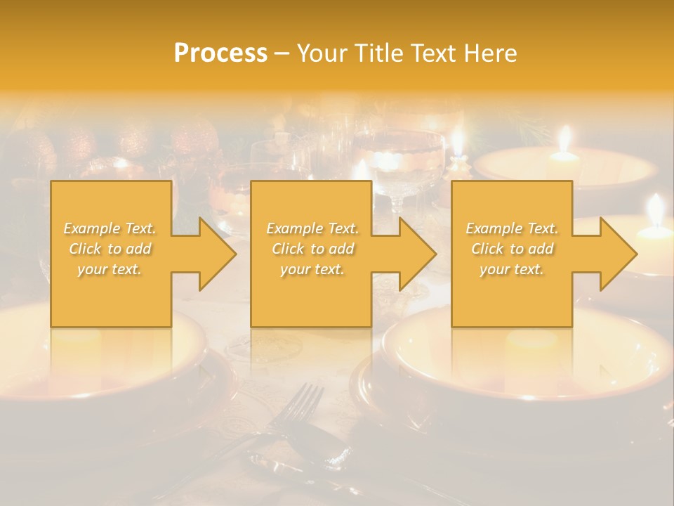Glass Plate Christmas PowerPoint Template