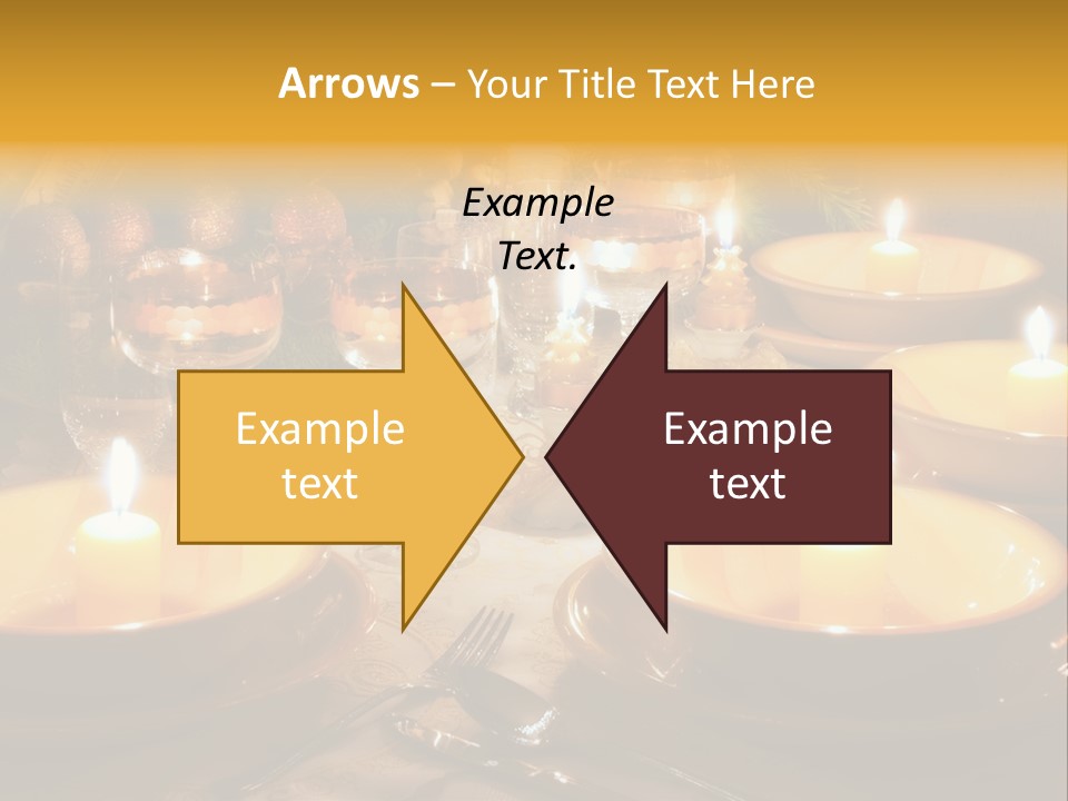 Glass Plate Christmas PowerPoint Template