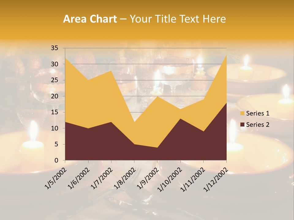 Glass Plate Christmas PowerPoint Template
