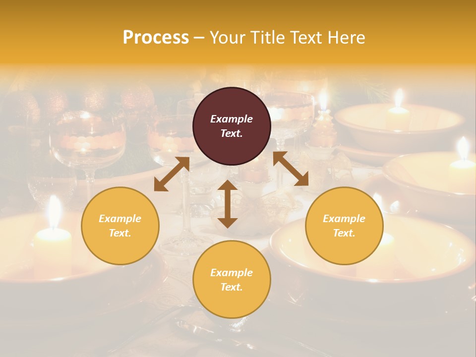 Glass Plate Christmas PowerPoint Template