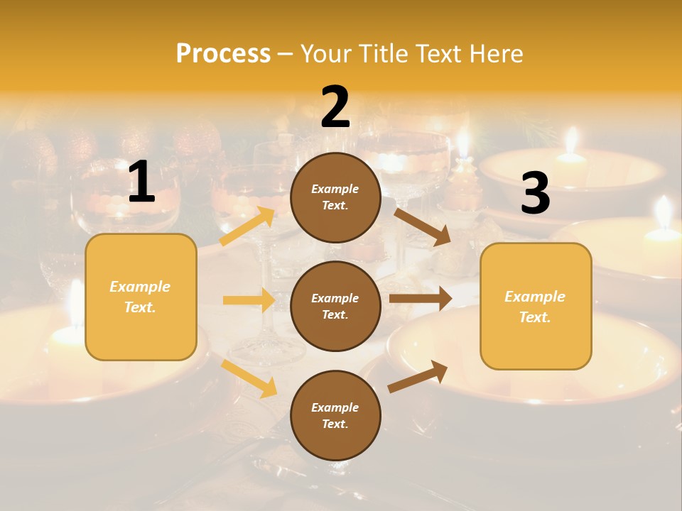 Glass Plate Christmas PowerPoint Template