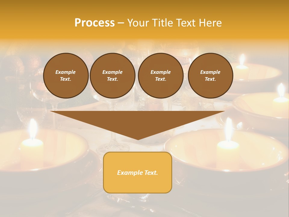 Glass Plate Christmas PowerPoint Template