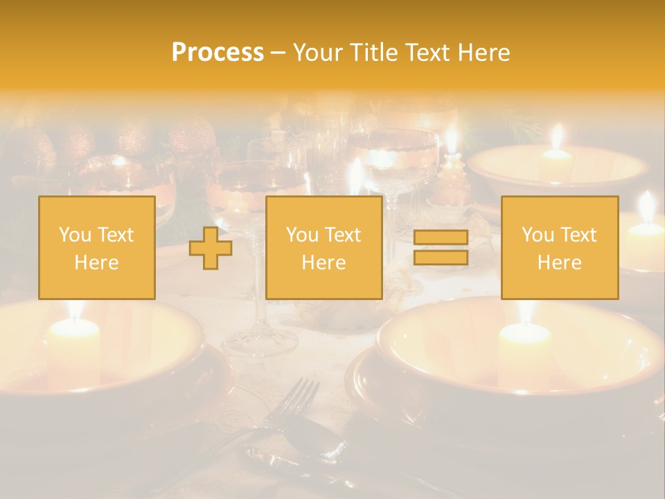 Glass Plate Christmas PowerPoint Template
