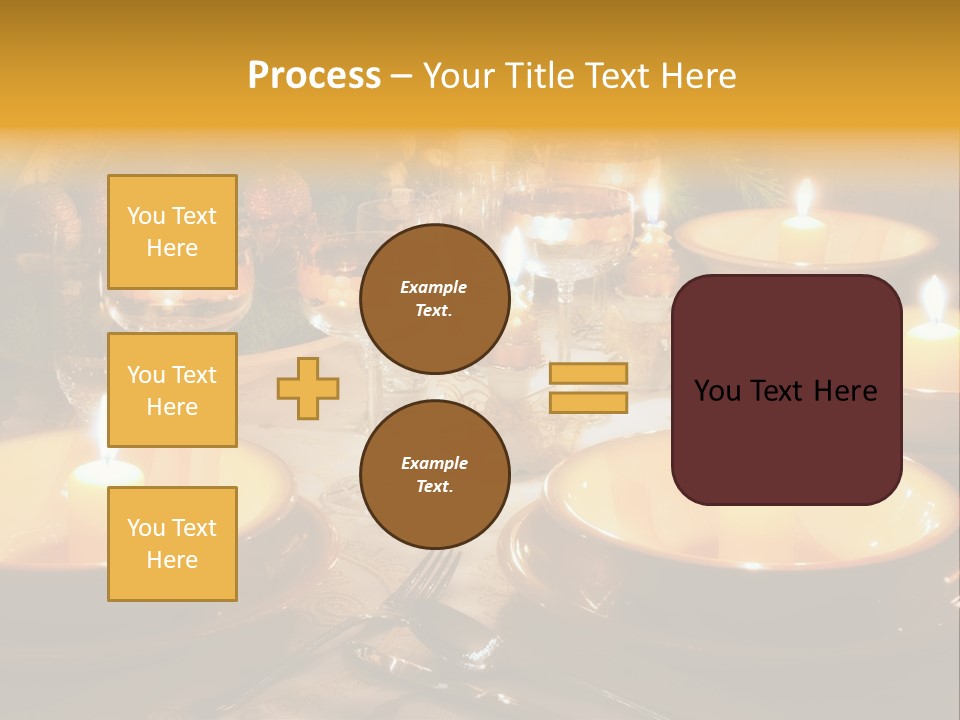 Glass Plate Christmas PowerPoint Template