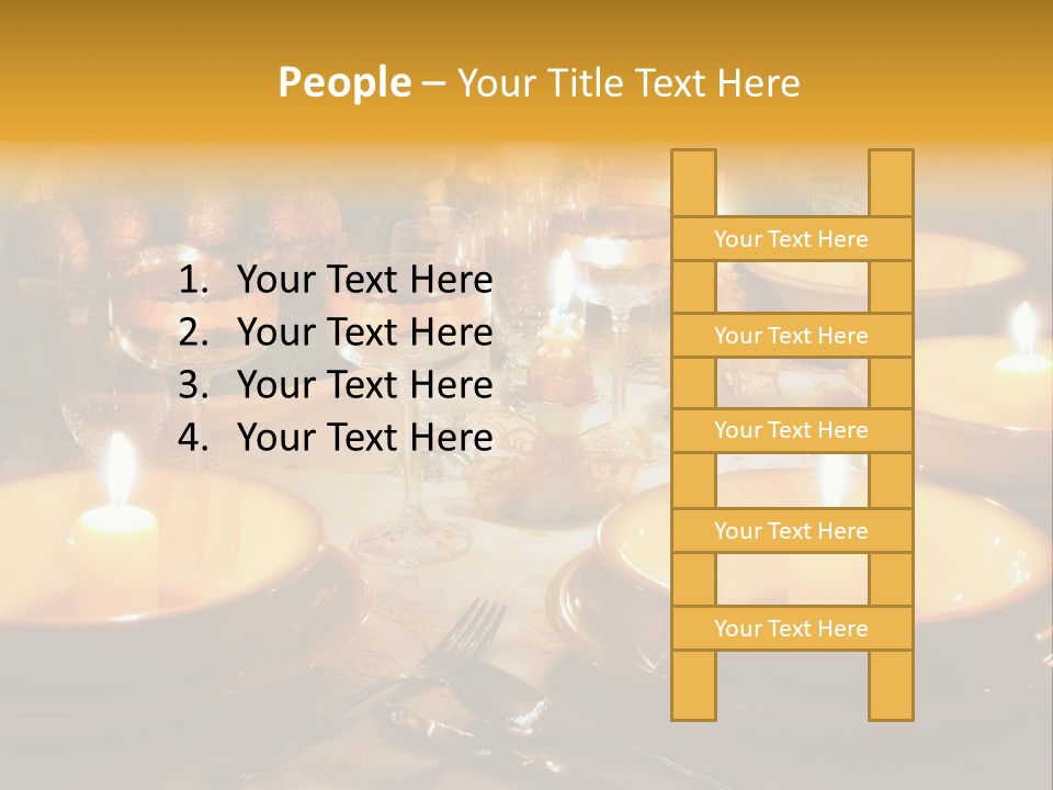 Glass Plate Christmas PowerPoint Template