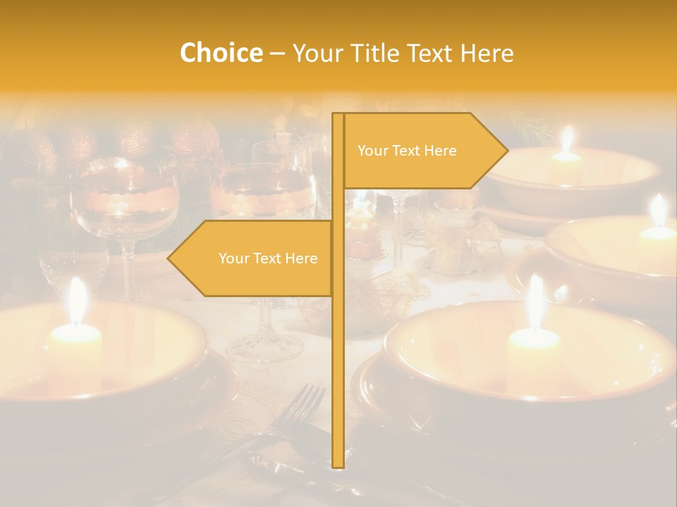 Glass Plate Christmas PowerPoint Template