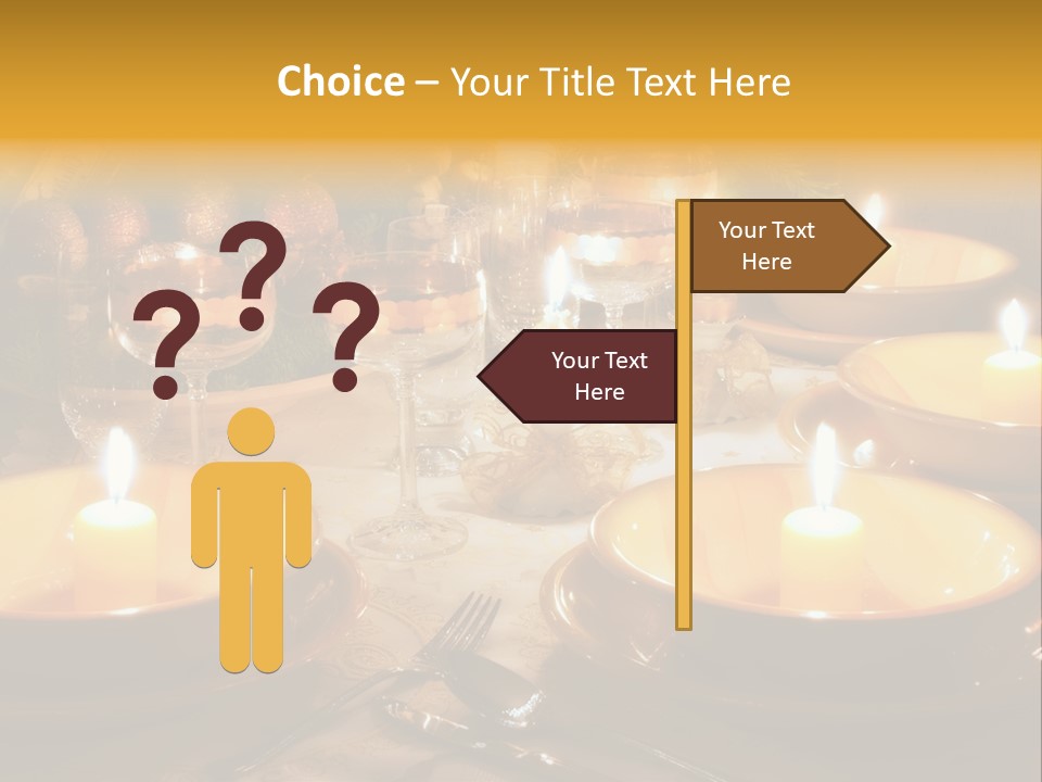 Glass Plate Christmas PowerPoint Template