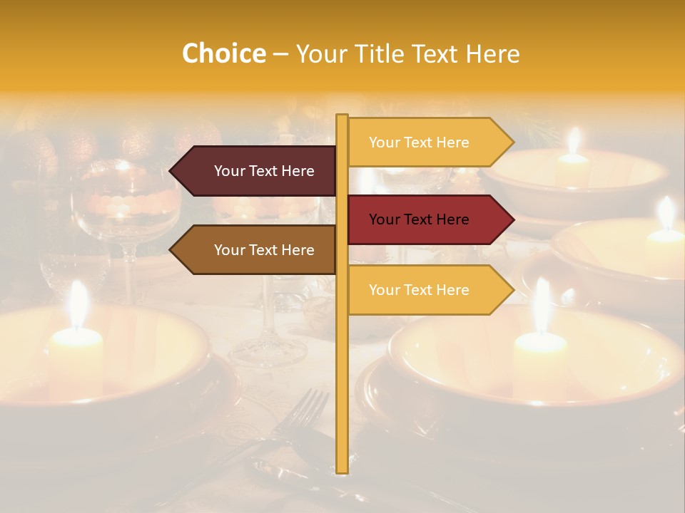 Glass Plate Christmas PowerPoint Template