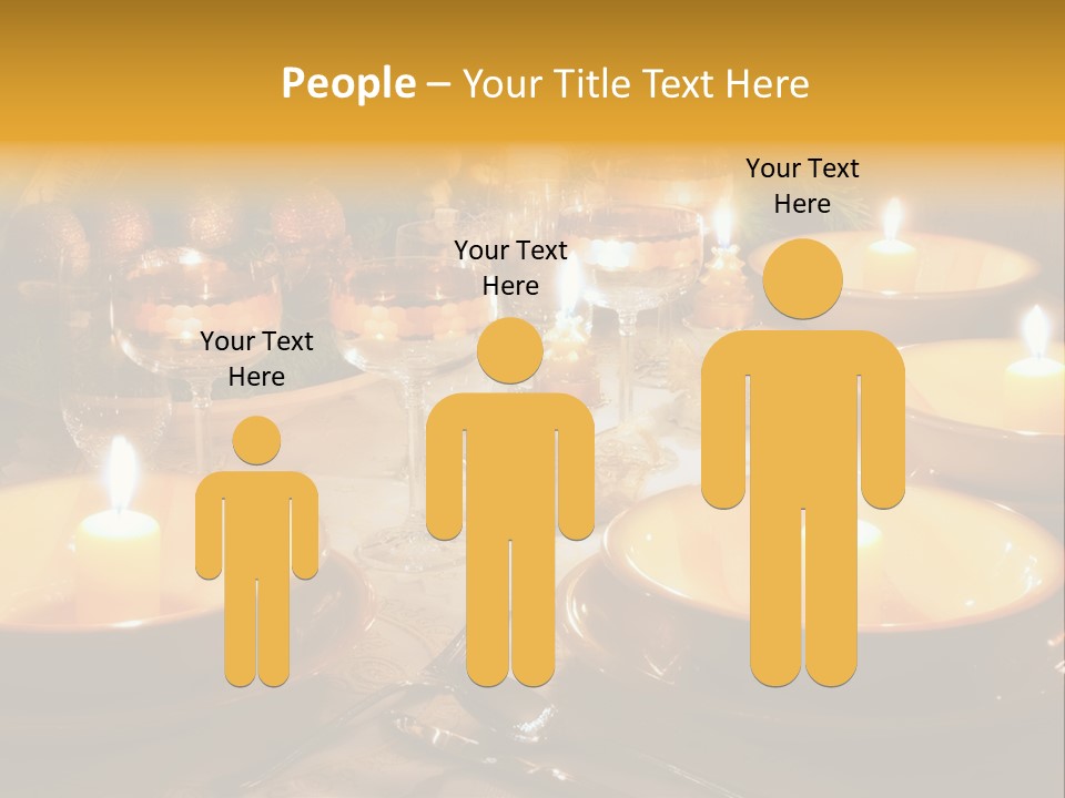 Glass Plate Christmas PowerPoint Template