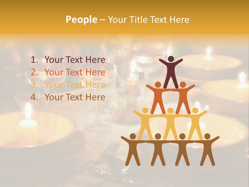 Glass Plate Christmas PowerPoint Template