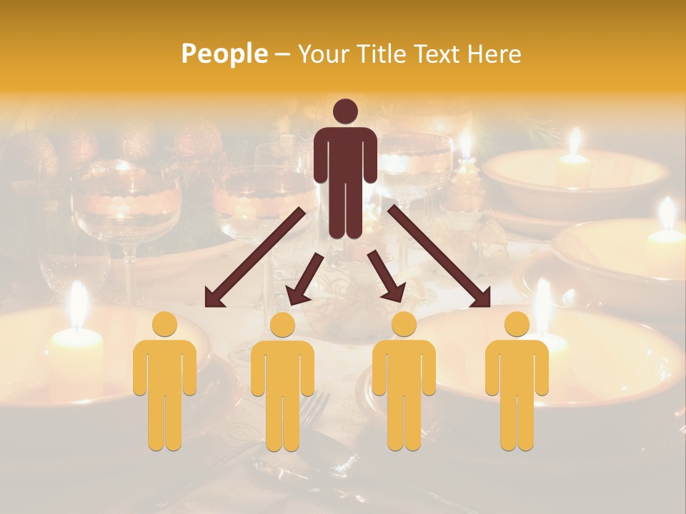 Glass Plate Christmas PowerPoint Template