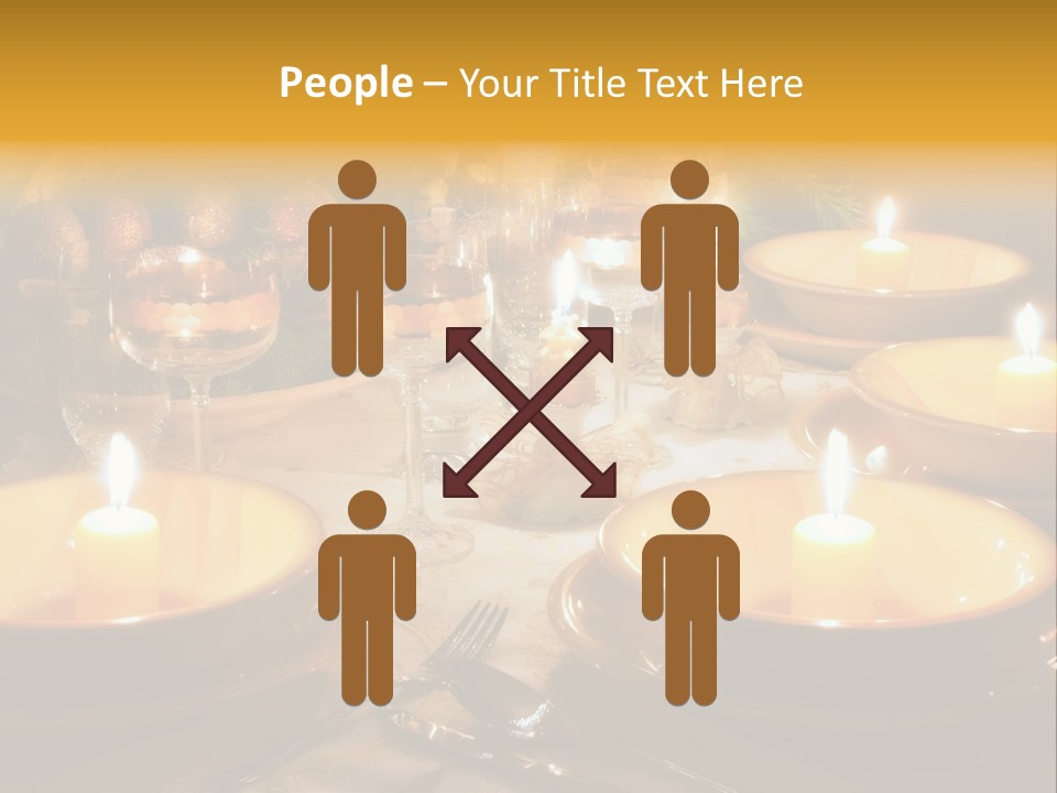 Glass Plate Christmas PowerPoint Template