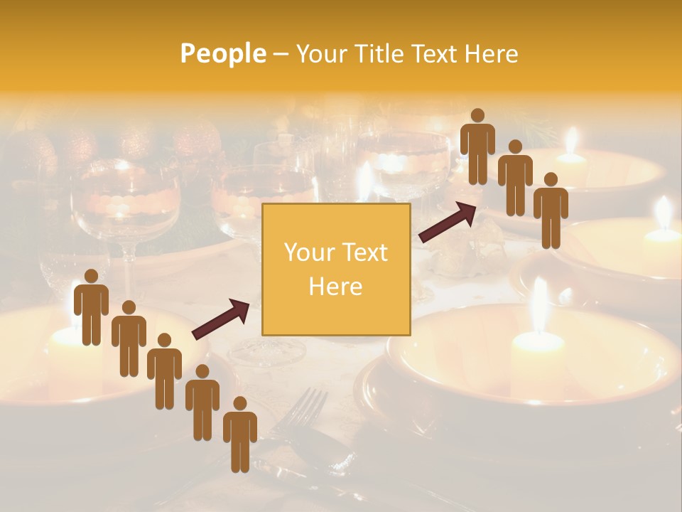 Glass Plate Christmas PowerPoint Template