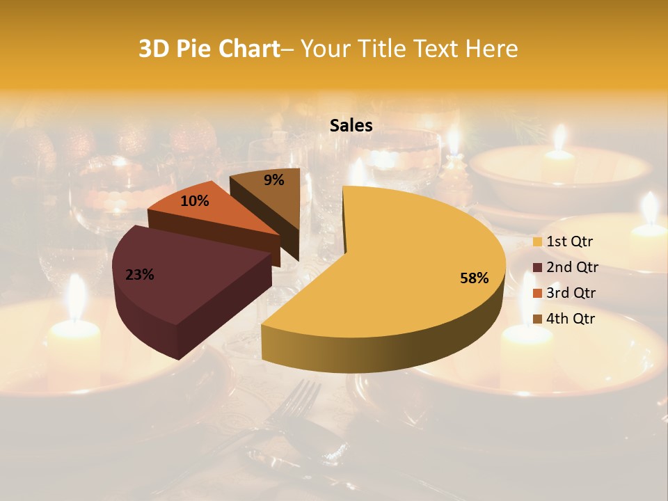 Glass Plate Christmas PowerPoint Template