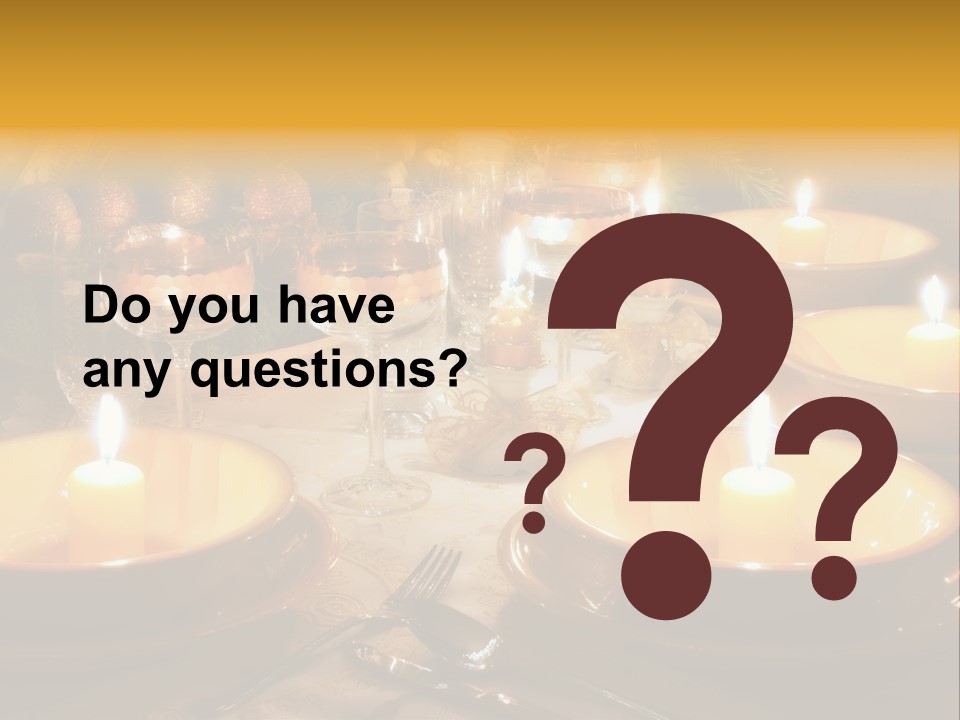 Glass Plate Christmas PowerPoint Template