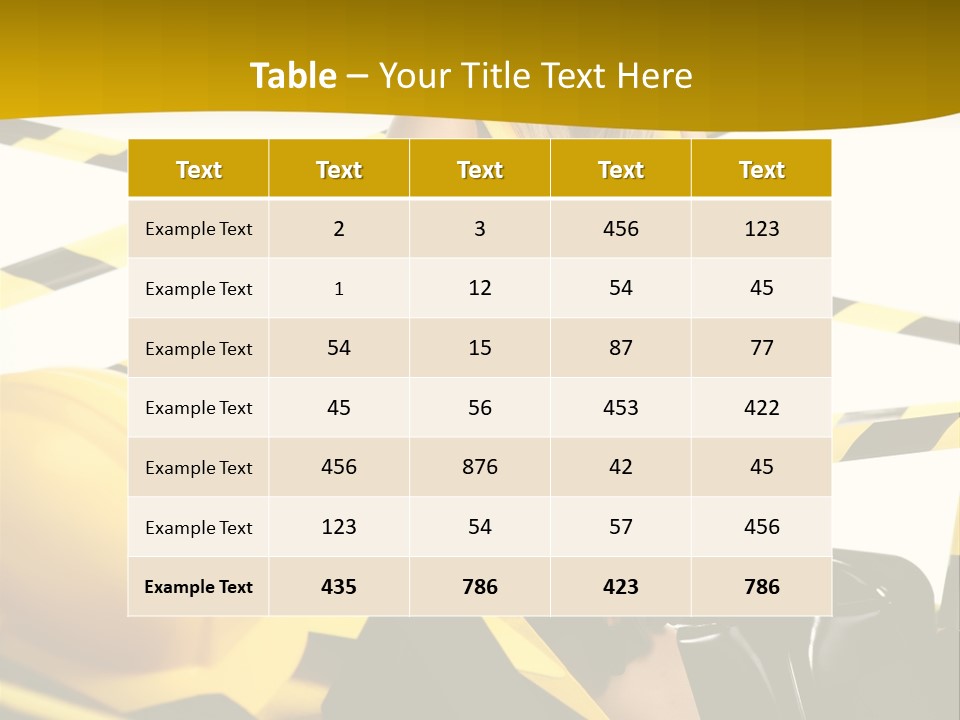 Female Person Model PowerPoint Template