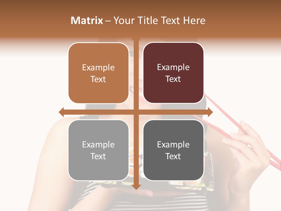 Japanese Ginger Platter PowerPoint Template