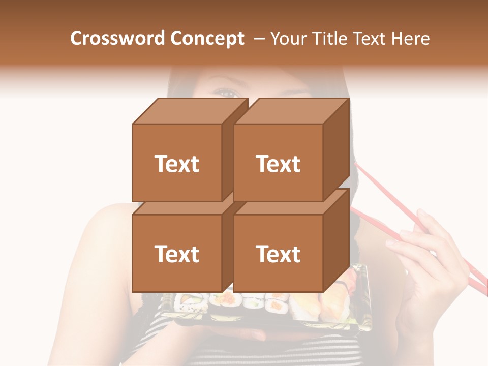 Japanese Ginger Platter PowerPoint Template