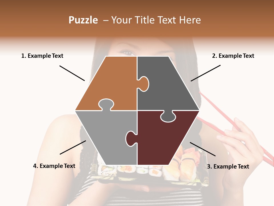 Japanese Ginger Platter PowerPoint Template