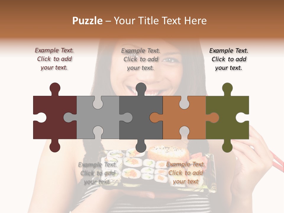 Japanese Ginger Platter PowerPoint Template