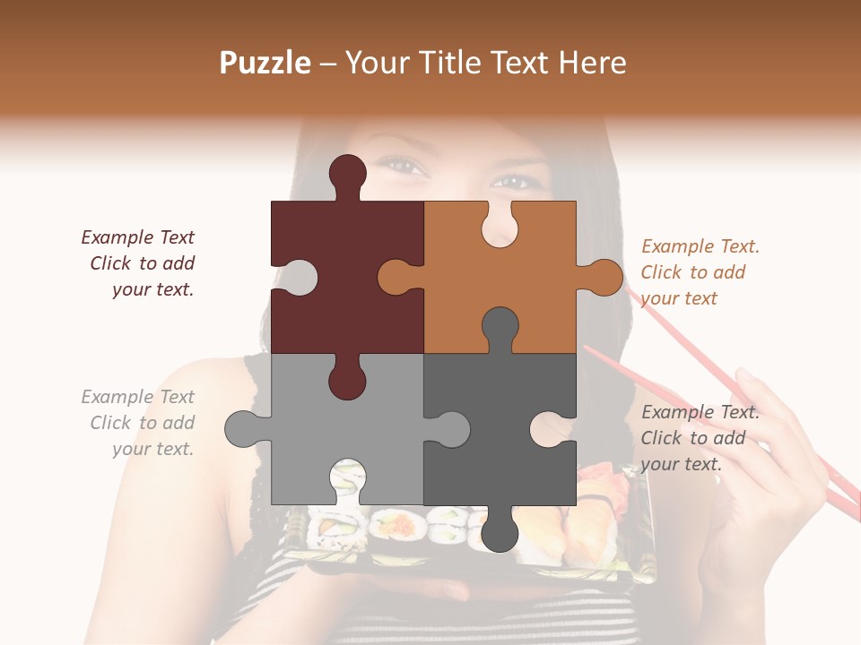 Japanese Ginger Platter PowerPoint Template