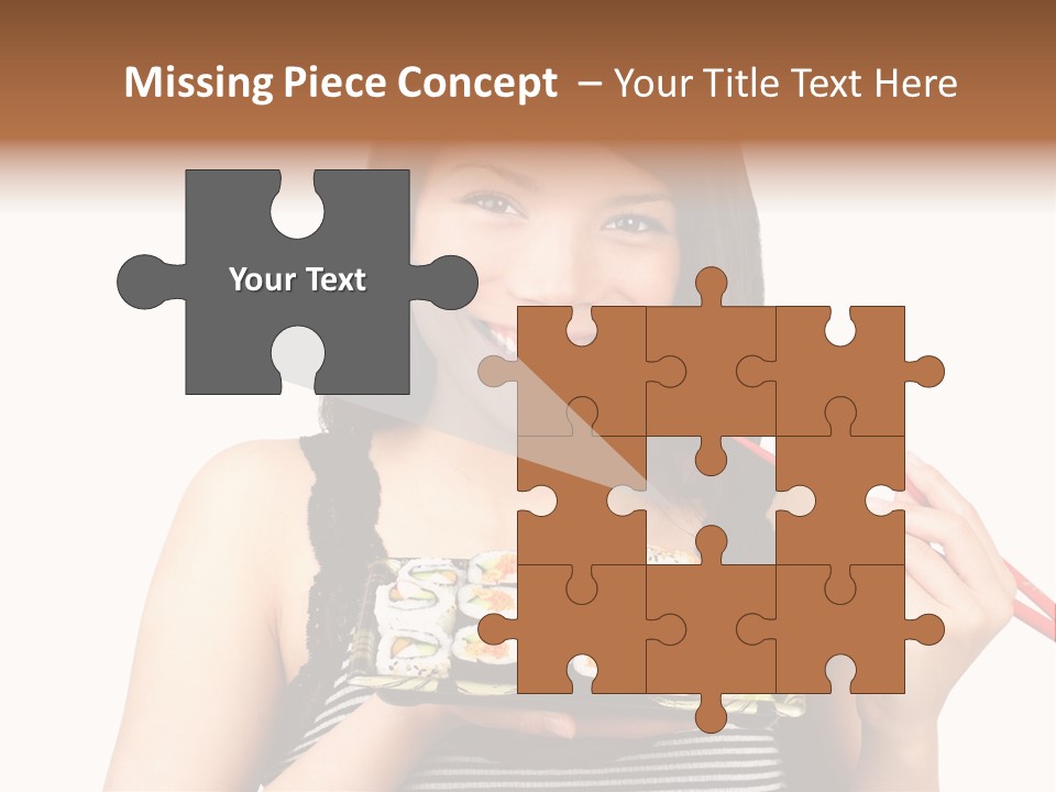 Japanese Ginger Platter PowerPoint Template