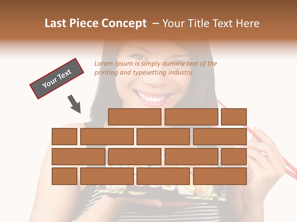 Japanese Ginger Platter PowerPoint Template