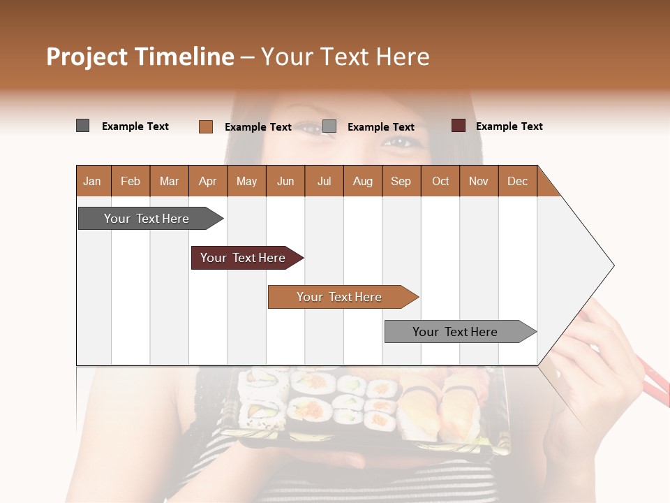 Japanese Ginger Platter PowerPoint Template