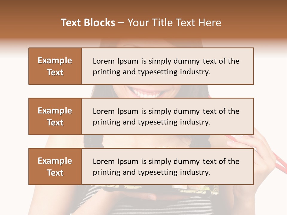 Japanese Ginger Platter PowerPoint Template