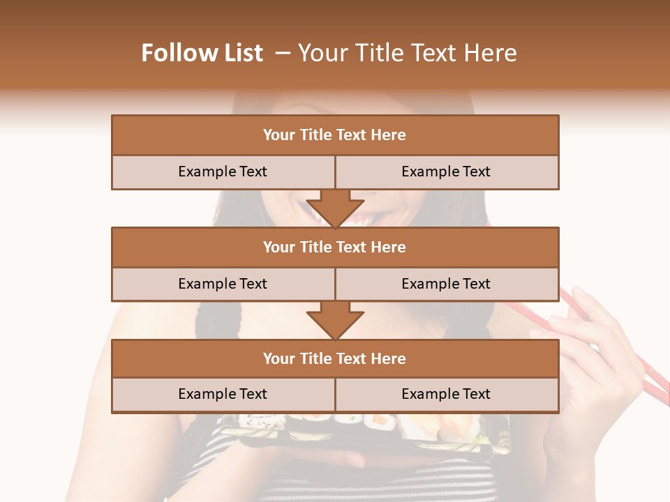 Japanese Ginger Platter PowerPoint Template