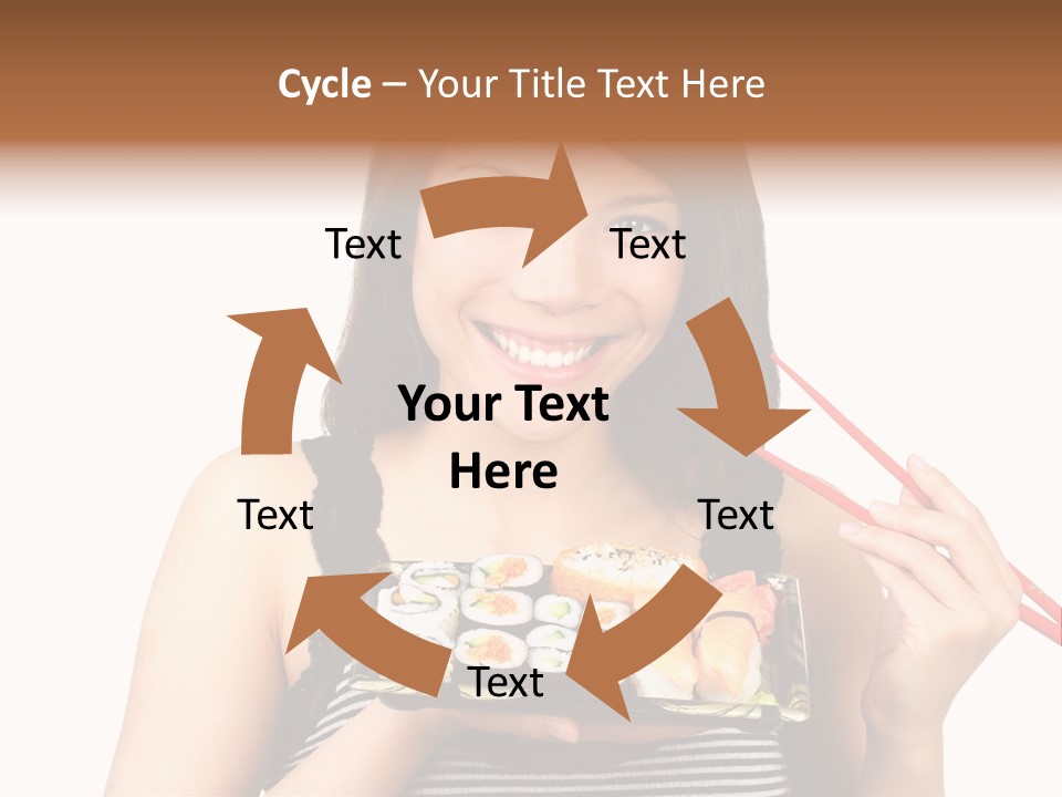 Japanese Ginger Platter PowerPoint Template