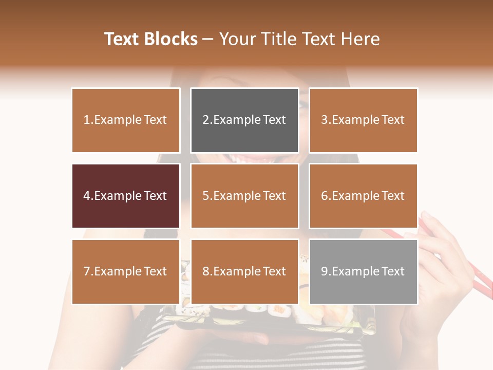 Japanese Ginger Platter PowerPoint Template