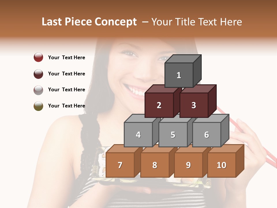Japanese Ginger Platter PowerPoint Template