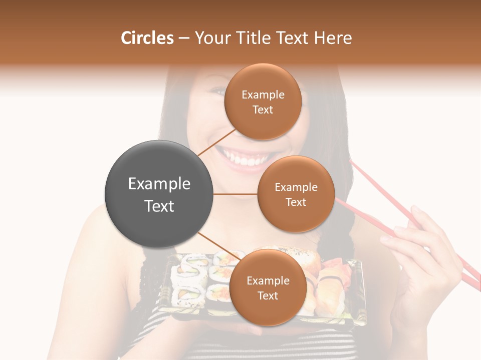 Japanese Ginger Platter PowerPoint Template