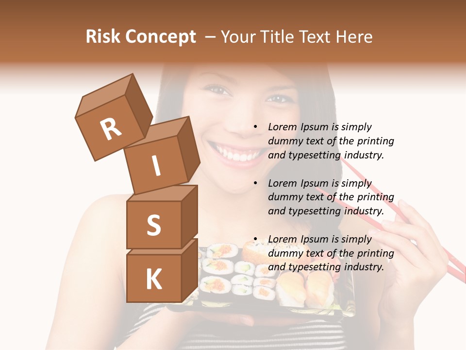 Japanese Ginger Platter PowerPoint Template