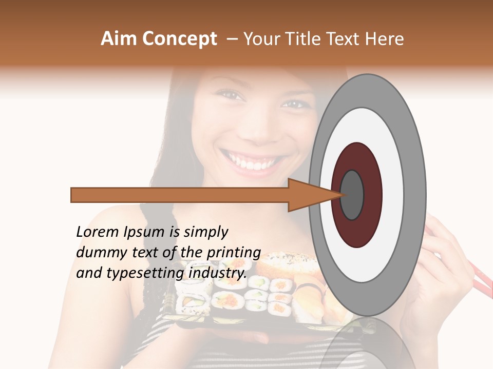 Japanese Ginger Platter PowerPoint Template