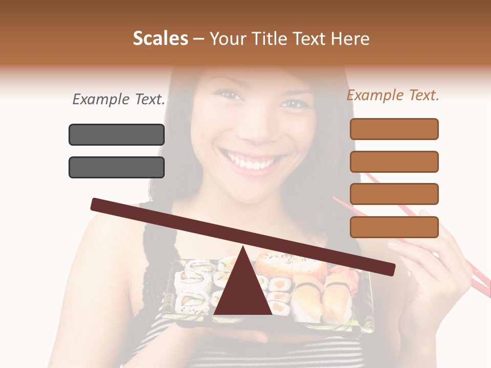 Japanese Ginger Platter PowerPoint Template