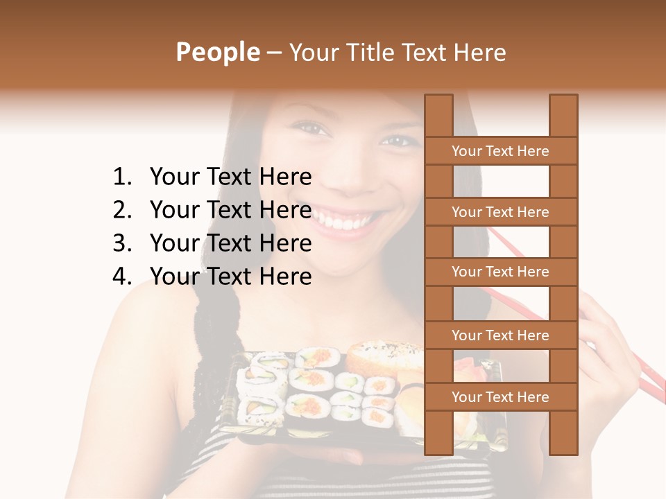 Japanese Ginger Platter PowerPoint Template