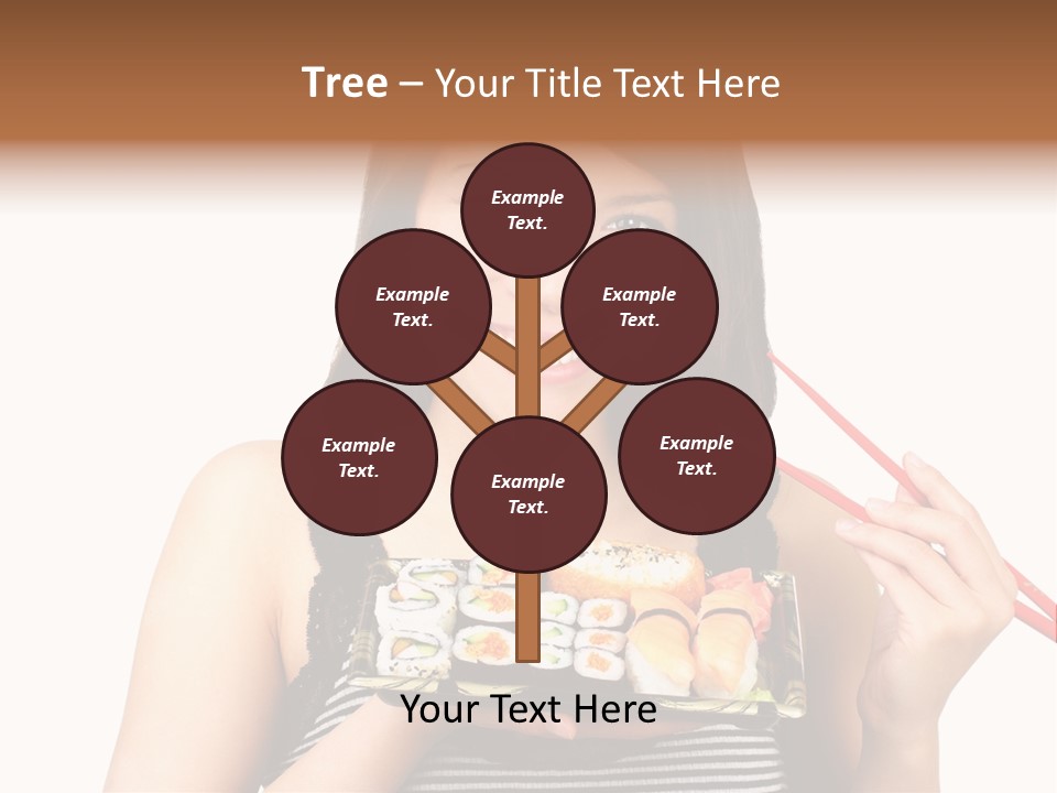 Japanese Ginger Platter PowerPoint Template