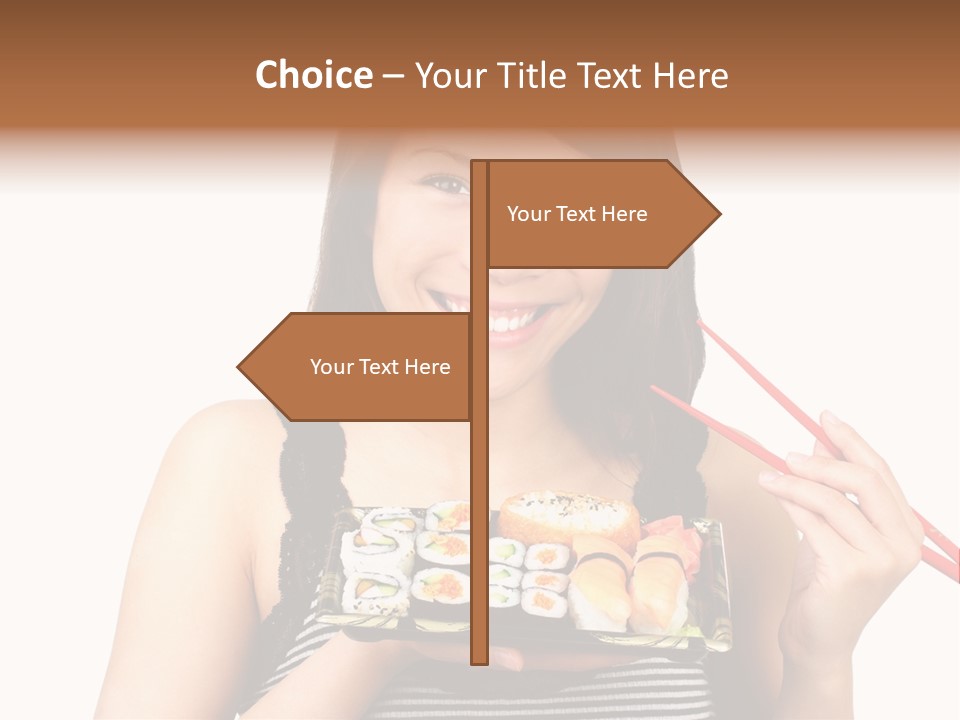 Japanese Ginger Platter PowerPoint Template