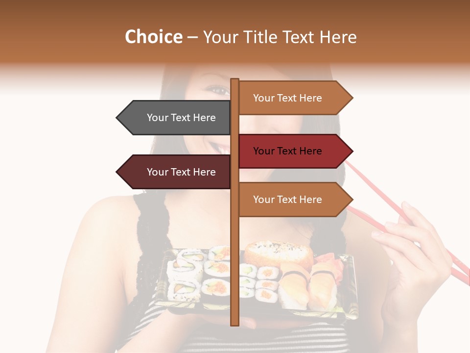 Japanese Ginger Platter PowerPoint Template