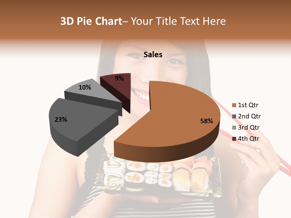 Japanese Ginger Platter PowerPoint Template
