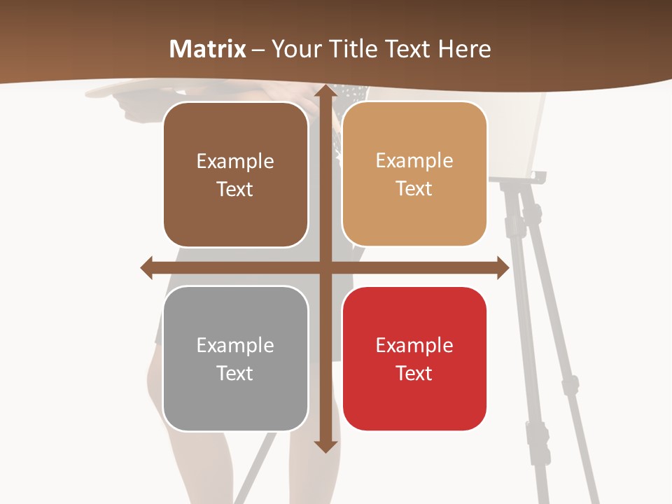 Background Female Canvas PowerPoint Template