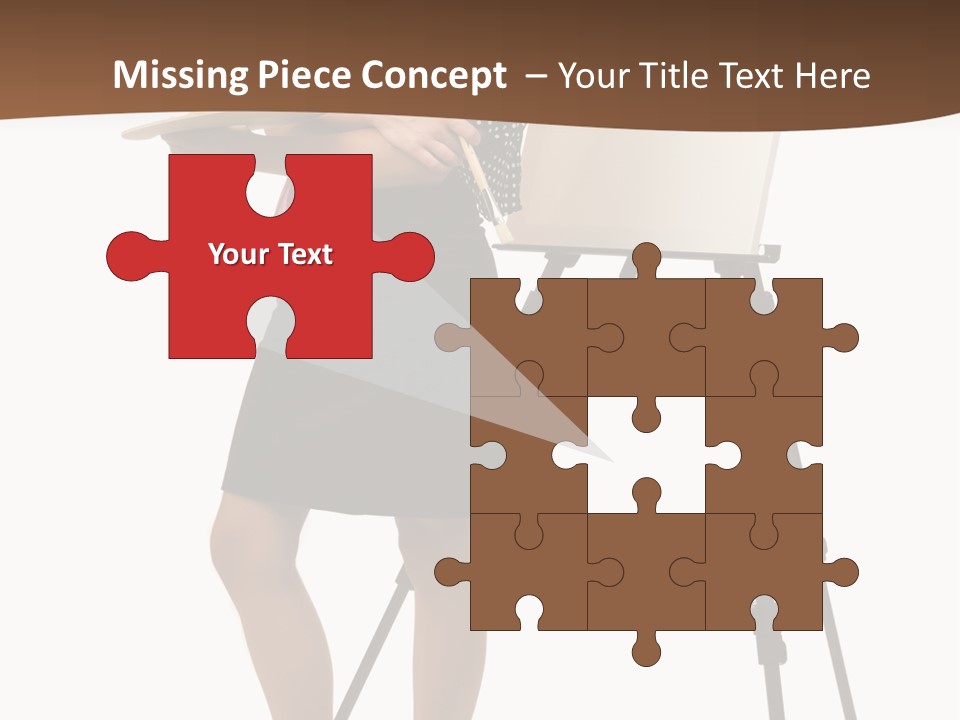 Background Female Canvas PowerPoint Template