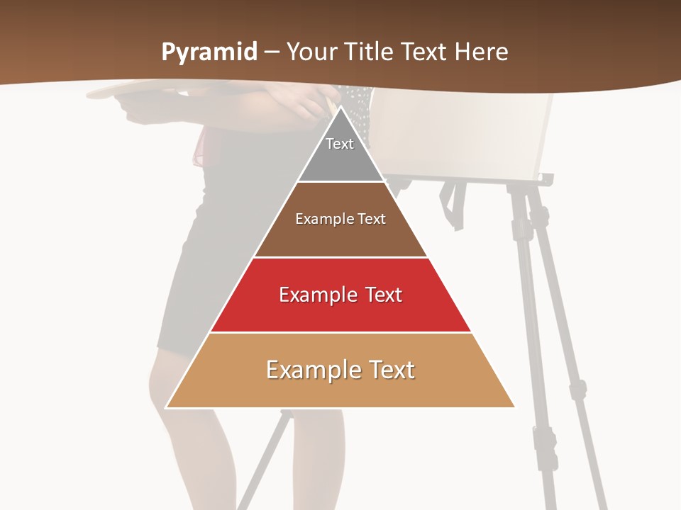 Background Female Canvas PowerPoint Template